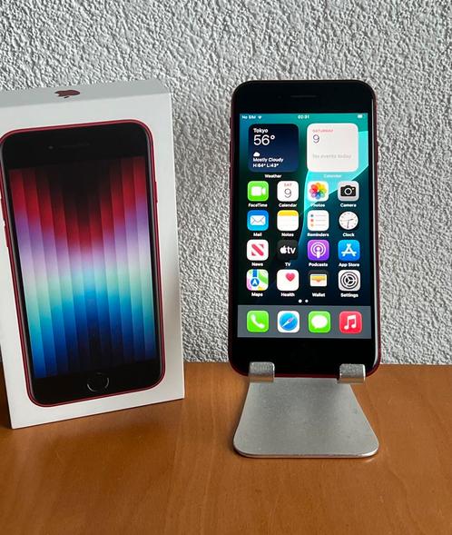 Apple iPhone SE 2022 64GB Rood / Zonder Apple Pay / Garantie, Telecommunicatie, Mobiele telefoons | Apple iPhone, Zonder abonnement