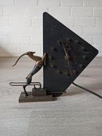 Tafelklok - Metaal - 1930-1940, Antiek en Kunst, Antiek | Klokken