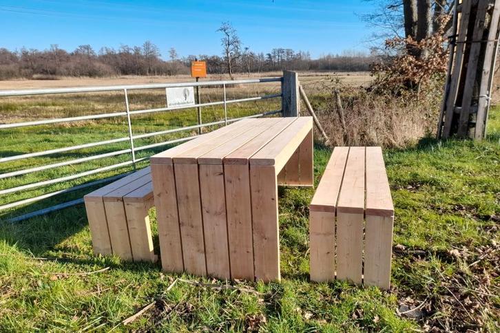 Rockwood® Tuinset Line Douglas - Modulair 2.00m, Tuin en Terras, Picknicktafels, Nieuw, Hout, Rechthoekig, Ophalen of Verzenden