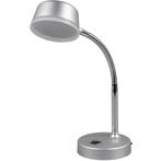 LED Tafellamp - Rond - Mat Nikkel - Warm Wit 3000K, Huis en Inrichting, Ophalen of Verzenden, Nieuw, Kunststof, Minder dan 50 cm