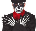 Handschoenen Skelet, Verzenden, Nieuw, Feestartikel