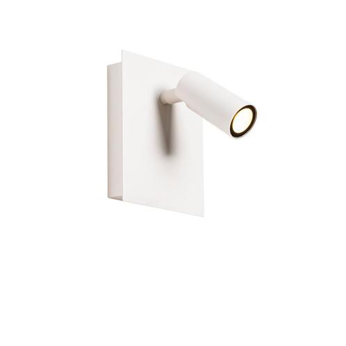 Moderne buiten wandlamp wit incl. LED IP54 - Simon, Tuin en Terras, Buitenverlichting, Nieuw, Overige materialen