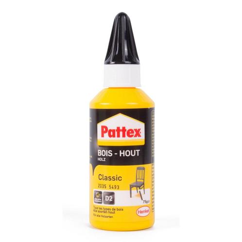 Pattex Transparante houtlijm - 75 gram - Sterke verbindin..., Doe-het-zelf en Verbouw, IJzerwaren en Bevestigingsmiddelen, Nieuw