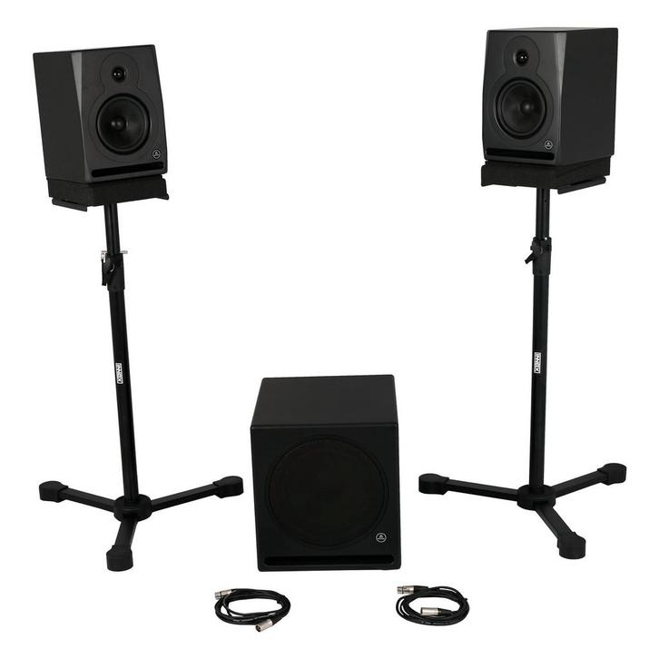 Devine RX-6A Black Set + Sub studiomonitoren, Audio, Tv en Foto, Luidsprekers, Verzenden