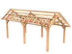 Veiling - Traditionele Douglas kapschuur 810x460x325 cm, Tuin en Terras, Overkappingen, Nieuw