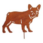 Gazonsteker  Franse bulldog Donder 39x28cm, Tuin en Terras, Verzenden, Nieuw