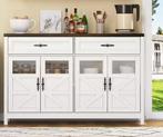 Buffetkast 140 cm – Dressoir met 4 Deuren en 2 Lades, Huis en Inrichting, Verzenden, Nieuw