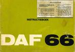 1972 DAF 66 HANDLEIDING INSTRUCTIEBOEKJE HANDBOEK NEDERLANDS, Auto diversen, Verzenden