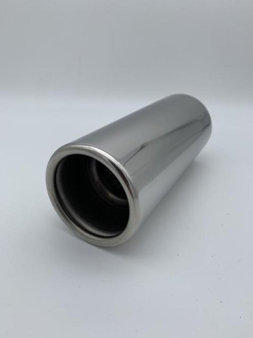 RVS Ronde eindstuk 3 inch rolled edge / met extra demping, Auto-onderdelen, Uitlaatsystemen, Nieuw, Ophalen of Verzenden