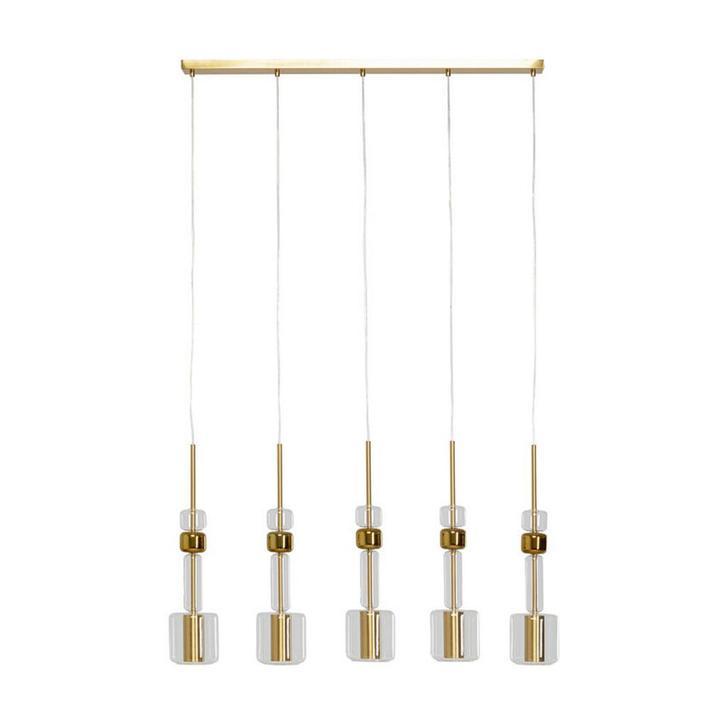 *WOONWINKEL* Kare Design Candy Bar Gold Hanglamp Goud En Gla, Huis en Inrichting, Lampen | Hanglampen, Nieuw, Verzenden