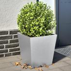 vidaXL Plantenbakken 2 st 40x40x40 cm gegalvaniseerd staal, Tuin en Terras, Bloempotten, Verzenden, Nieuw