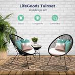 2dekans | LifeGoods Acapulco Bistroset - 3-Delig - Tuinset, Ophalen of Verzenden, Zo goed als nieuw