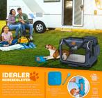 Reisbench hond - Draagtas hond - Transportbox - 61x42x42 cm, Verzenden, Zo goed als nieuw