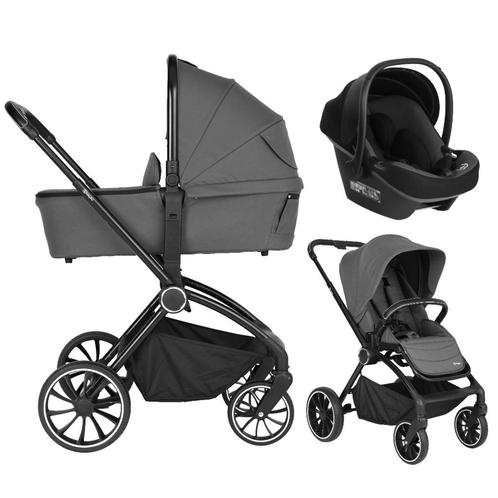 BabyGo Harmony Grey 3-in-1 Kinderwagen incl. i-Size, Kinderen en Baby's, Kinderwagens en Combinaties, Nieuw, Verzenden