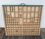 Rek - Hout - Letterenkast voor typograaf, eerste decennia, Antiek en Kunst