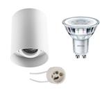 Voordeelset: Opbouwspot Set - Pragmi Luxina Pro - GU10, Metaal of Aluminium, Nieuw, Ophalen of Verzenden, Led