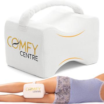 ComfyCentre Kniekussen met band voor in bed, Orthopedisch