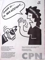 beeldende illustratie tegen kernraketten  op poster, Verzamelen, Verzenden, Nieuw, Overige onderwerpen, Met lijst