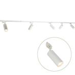 LED 1-fase Rails | Wit | 3 meter | Inclusief 5 railspots, Huis en Inrichting, Lampen | Plafondlampen, Ophalen of Verzenden, Nieuw