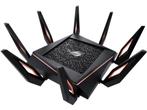 ASUS ROG Rapture GT-AX11000 - Gaming extendable router - 4G, Computers en Software, Netwerk switches, Verzenden, Zo goed als nieuw