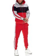 OneRedox - Herenjoggingpak - Rood - Grijs - Zwart, Verzenden, Nieuw, One Redox