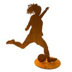 patina voetballer | Voetbal decoratie figuur, Nieuw, Verzenden