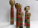Showa 1950 traditioneel vintage kokeshi. - Hout - With