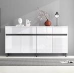 Hoogglans Dressoir 160 cm – 4 Lades en 2 Deuren Opbergkast, Verzenden, Nieuw