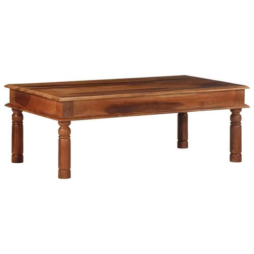 vidaXL Salontafel 110x60x40 cm massief acaciahout, Huis en Inrichting, Tafels | Salontafels, 100 tot 150 cm, Nieuw, Overige houtsoorten