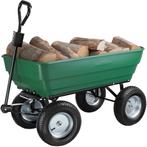 Transportkar Tummi met luchtbanden draagkracht 300kg - groen, Tuin en Terras, Verzenden, Nieuw