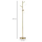 TRUUSK Staande Lamp 40W met E27 Fitting - 3 Glazen Lampenkap, Verzenden, Nieuw