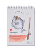 HEMA Schetsboek met spiraal A4 220gr, Hobby en Vrije tijd, Verzenden, Nieuw