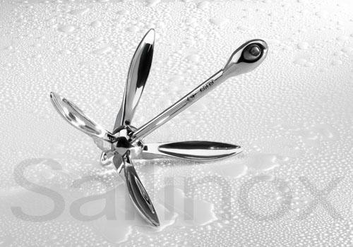 Paraplu anker 1,5 Kg -RVS 316-, Watersport en Boten, Bootonderdelen, Ankeren en Afmeren, Nieuw, Zeilboot of Motorboot, Verzenden