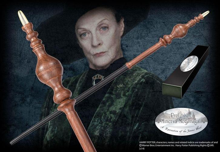 Harry Potter Wand Professor Minerva McGonagall (Character..., Verzamelen, Film en Tv, Nieuw, Ophalen of Verzenden