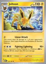 Jolteon 135/165 holo pokemon 151, Ophalen of Verzenden, Nieuw, Losse kaart, Foil