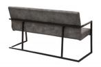 industrieele sledebank LOFT 160cm vintage grijs met, Huis en Inrichting, Banken | Bankstellen, Ophalen of Verzenden, Nieuw