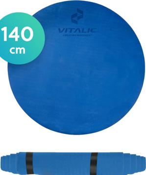 Ronde anti slip Yoga mat140cm  - Oprolbare fitness mat
