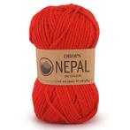 DROPS Nepal Uni Colour - 3620 rood - Wol Garen, Hobby en Vrije tijd, Breien en Haken, Ophalen of Verzenden, Nieuw
