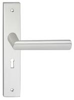 Deurklink London op schild vierkant SL56 aluminium, Doe-het-zelf en Verbouw, Hang- en Sluitwerk, Verzenden, Nieuw
