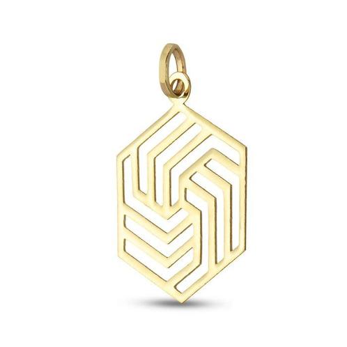 Zonder Minimumprijs - Hanger - 14 karaat Geel goud, Sieraden, Tassen en Uiterlijk, Antieke sieraden