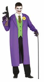 Joker Kostuum Paars Heren, Kleding | Heren, Carnavalskleding en Feestkleding, Nieuw, Verzenden