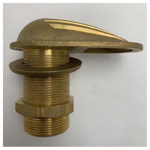 Bieden: Brass series 1 1/2 inch tru-hull sea scoop - 2842, Watersport en Boten, Bootonderdelen, Kombuis en Sanitair, Nieuw, Zeilboot of Motorboot