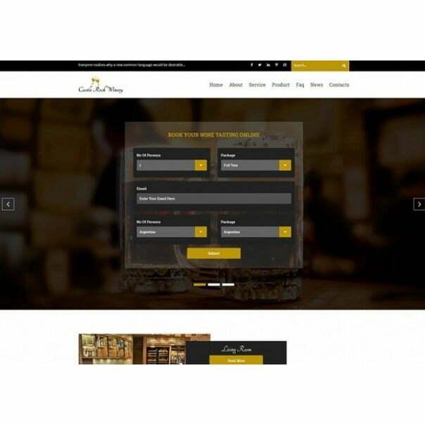 Luxury Wine - HTML Template, Computers en Software, Educatie- en Cursussoftware