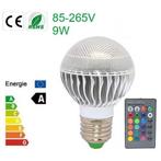Aanbieding 9W E27 RGB LED Bulb met afstandbediening CG007..., Huis en Inrichting, Lampen | Overige, Nieuw, Verzenden