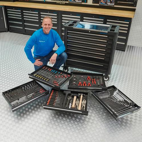 Datona Gereedschapswagen XL + Mach V - Datona - Zwart, Doe-het-zelf en Verbouw, Gereedschap | Handgereedschap, Nieuw, Ophalen of Verzenden