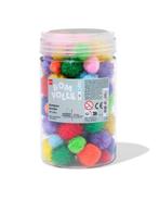 HEMA Pompon emmer - 130 stuks, Hobby en Vrije tijd, Knutselen, Verzenden, Nieuw