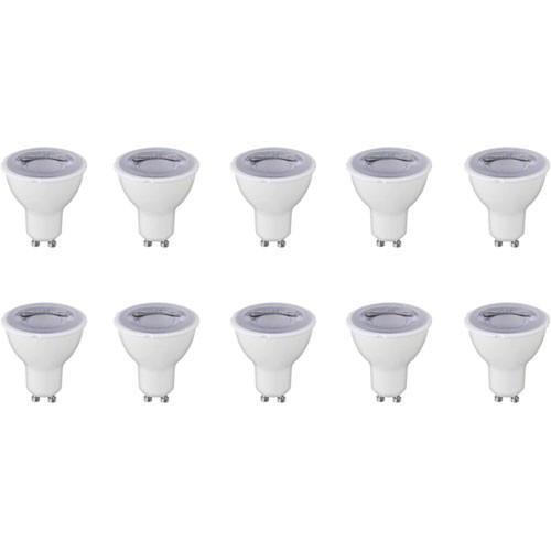 LED Spot 10 Pack - GU10 Fitting - Dimbaar - 6W - 3000K, Huis en Inrichting, Lampen | Spots, Plafondspot of Wandspot, Nieuw, Led