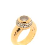 18 Krt. Gouden ring met diamant 0,62 ct. | Chopard, Gebruikt, Overige kleuren, Ophalen of Verzenden, Kleiner dan 17