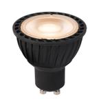Lucide 3 staps dimbare LED lamp GU10, Jordan, zwart, 5W,, Led-lamp, Minder dan 30 watt, Nieuw, Ophalen of Verzenden