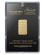 10 gram - Goud .999 - Heimerle + Meule - Verzegeld, Postzegels en Munten, Edelmetalen en Baren